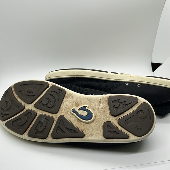 Olukai Nohea Moku Sneakers Black on Black 10 - Picture 7 of 8